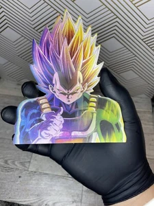 Dragonball Z Super Ultra Ego Vegeta 3D Lenticular Motion Car Sticker Decal - Picture 1 of 10