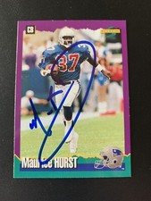 Maurice Hurst Signed 1994 Score #174 Card New England Patriots Autograph COA