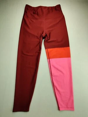 Nanette Lepore Wmn's Medium Maroon/Orange/Pink 24" Leggings - Image 1 of 4