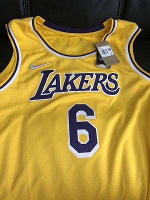 Nike NBA LA Lakers Auténtico Icono Edición - LeBron James #6 Talla 3xl Foto 1 de 4
