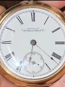 Reloj Bolsillo American Waltham Watch Co. 1908 - Imagen 1 de 12