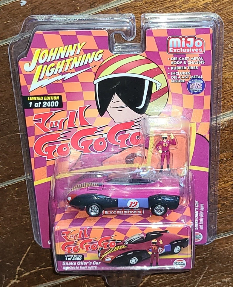 Johnny Lightning 1:64 Diecast Vehicle - Black/Red/Yellow/White (JLCP7379)