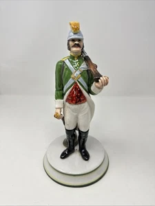 Statuina scultura porcellana italiana Capodimonte soldato napoleonico rara - Foto 1 di 13
