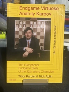 Chess Reference Books Endgame Virtuoso Anatoly Karpov EX - Imagen 1 de 2