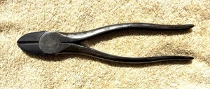 VINTAGE M. KLEIN & SONS MODEL 220-7 DIAGONAL PLIERS,  KNP = 2ND QUARTER 1960 - Picture 1 of 5