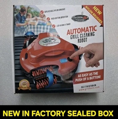 Red GRILLBOT Limpieza Automática Parrilla Cepillos Giratorios Nylon ROJO NUEVA CAJA SELLADA Foto 1 de 4