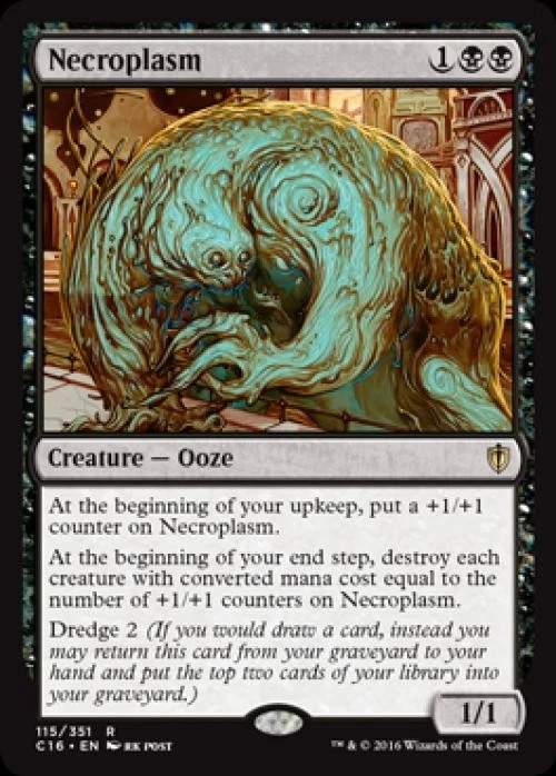 Necroplasm - Medium Play MTG Commander 2016 Edition - Image 1 of 1