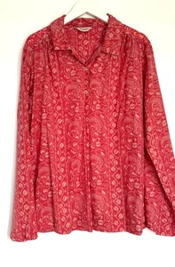 TOAST Pink 100% Cotton Long Sleeve Top Shirt Size UK12 EUR40 £120 - Picture 1 of 4