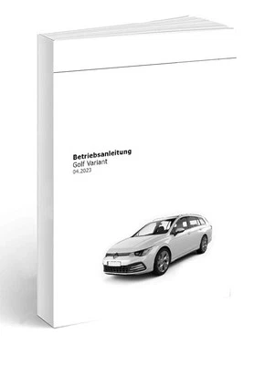 Volkswagen Golf 2019-2025 Combi Manual de instrucciones Alemán - Imagen 1 de 4