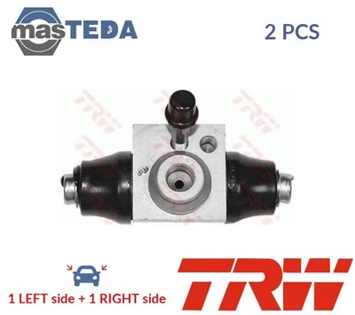 BWC107A DRUM WHEEL BRAKE CYLINDER PAIR REAR TRW 2PCS NEW OE REPLACEMENT - Image 1 of 4