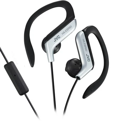 JVC HAEBR80S Sports Clip Headphones (Silver) Silver Standard Packaging - Image 1 of 4
