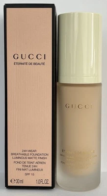 GUCCI ETERNITE DE BEAUTE SPF FOUNDATION (160N FAIR) *new-in-box** - Image 1 of 2
