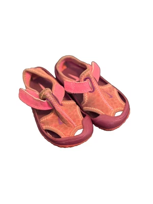 Nike baby toddler girls pink sandals neoprene sunray protect approx. size 6 - Image 1 of 4
