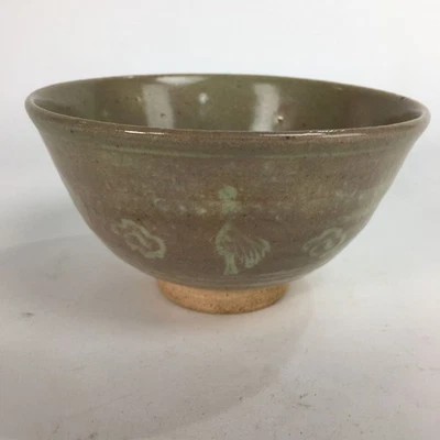 Tazón de cerámica japonesa Matcha Chawan grúa de cerámica marrón GTB716 Foto 1 de 4