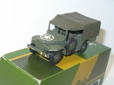 SOLIDO, Camion 4X4 Dodge WC 52 Militare Grande Stella E Decoro Esercito Francese - Immagine 1 di 4
