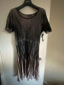NWT Lane Bryant Womens UK 20/22 Pleated Stretch Dress - Picture 1 of 2