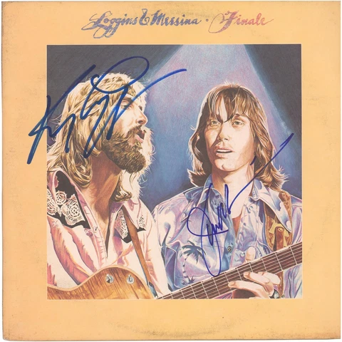Kenny Loggins and Jim Messina Autographed Finale Album BAS Cover