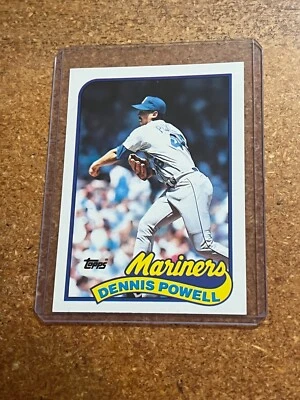 1989 Topps Traded Baseball # 97T Dennis Powell - Image 1 of 4