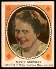 1938 R68 Shelby Gum Hollywood Screen Stars #34 MARIE DRESSLER VG **RDX**
