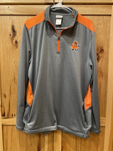 Syracuse Orange Team Men - L - Quarter-Zip jacket - Gray Cover