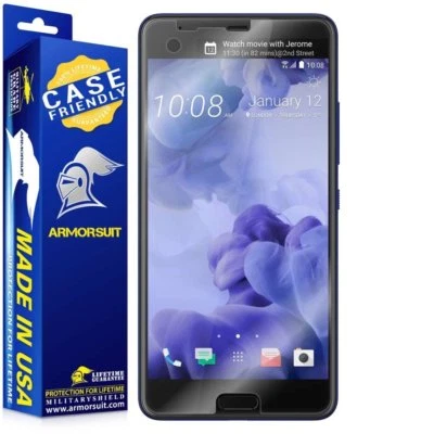 [2-Pack] ArmorSuit MilitaryShield HTC U Ultra CaseFriendly Screen Protector - Image 1 of 4