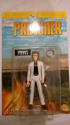 Figura de acción DC Direct Preacher Jesse Custer sin usar, en caja 1999 99 variante blanca Foto 1 de 3