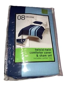 08 College 2008 Target Twin XL Juego de funda edredón y farsa 63 pulgadas X 92 pulgadas 100 % cuna - Imagen 1 de 8