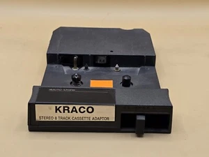 Kraco Model Stereo Cassette Adaptor for 8-Track Players 2 Sony Sealed Cassettes - Picture 1 of 8