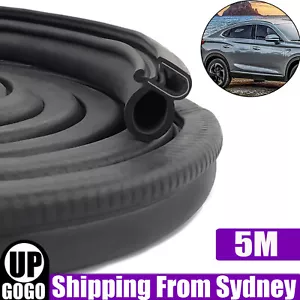 5M Bulb Foam Pinch Weld Rubber Seal Trim Strip Car Door Hood Toolbox Metal Edge - Picture 1 of 12