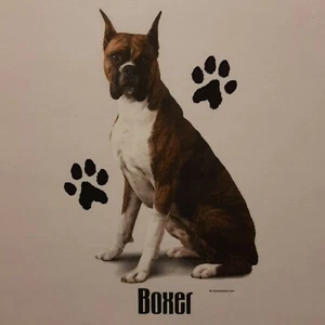 BOXER BRINDLE DOG BREEDS PROFILE DESIGNS SHIRT (FRONT PRINT ONLY)  - Picture 1 of 3