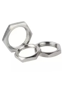 NPT Locknuts In Brass American Thread Slim Locknuts in NPT  - Picture 1 of 2