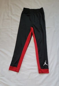 Boys Pants Small Sweatpants Air Jordan Athletic Track Pants Red Black - Picture 1 of 3
