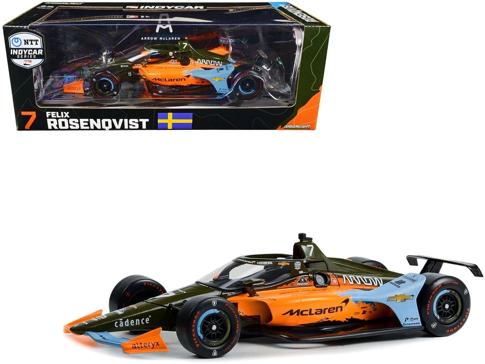 Dallara IndyCar #7 Felix Rosenqvist "UNDEFEATED" Arrow McLaren SP Indianapolis 5 - Image 1 of 1