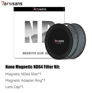 7artisans 67-82mm ND64 Camera Lens Filter Circular Nano Magnetic Lens Filter Kit - Picture 1 of 9
