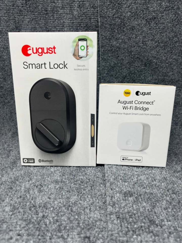 - August Home Smart Lock, 3rd Generation Technology, Dark Gray