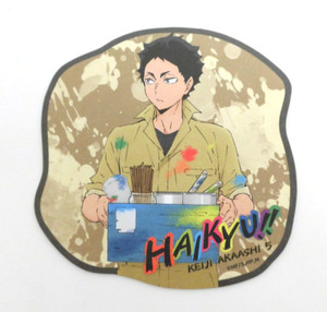 Haikyuu Die-cut card Akaashi Keiji Paint