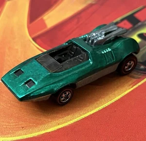 Vintage Hot Wheels Redline Peeping Bomb 1969 US Green - Picture 1 of 10