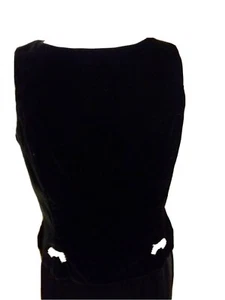 Scott McClintock Black Velvet Top with Rinestone Embelishment Sophisticated. - Picture 1 of 12