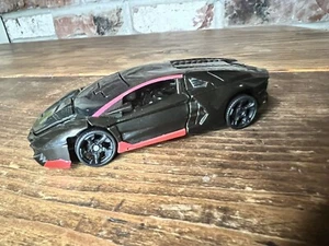 Transformers Autobot Hot Rod Last Knight Deluxe Class Figure Black Red Race Car - Picture 1 of 3