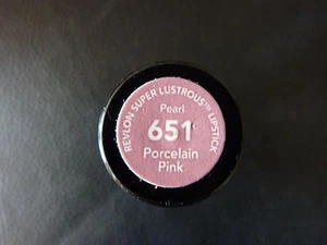 Lápiz labial Revlon Super Lustrous - ROSA PORCELANA #651 - Sellado / Nuevo - Imagen 1 de 2