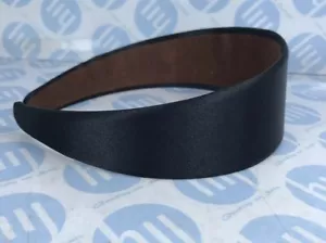 HEADBAND 4.5CM WIDE SATIN BLACK FABRIC ALICE BAND HAIR HEAD *new* - Picture 1 of 4