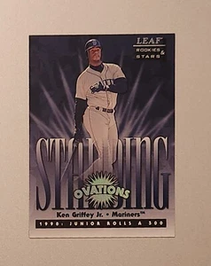 KEN GRIFFEY JR. 1998 LEAF ROOKIES & STARS STANDING OVATIONS HOLOFOIL #/5000  - Picture 1 of 1