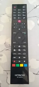 HITACHI RC-A48105 Remote Control TV 32HB4C01 32HB4C01K Genuine - Picture 1 of 2
