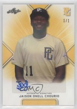 2021 Leaf Perfect Game National Showcase 1/1 Jaison Chourio Onell Auto 8d2