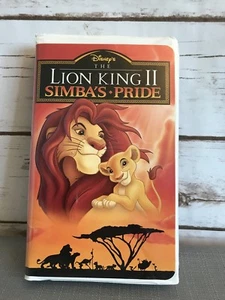 DISNEY THE LION KING II SIMBA'S PRIDE VHS Home Video Tape in Clamshell Case - Picture 1 of 1