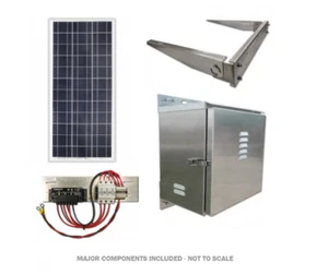 Ameresco 90 Watt 12 Volt 108Ah Solar Turnkey Kit without Battery - Picture 1 of 1