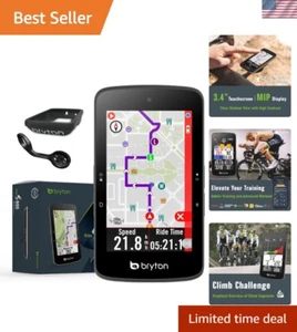 3.4 Inch Color LCD Touchscreen GPS Bike/Cycling Computer Offline Map, Compat... - Picture 1 of 7