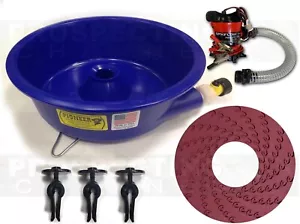 BLUE BOWL PAN GOLD Prospecting DREAM MAT CONCENTRATOR + PUMP + LEVELER KIT - Picture 1 of 9