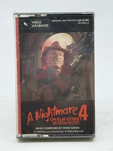 A Nightmare On Elm Street 4 The Dream Master OST Cassette SEALED New Craig Safan - Picture 1 of 3