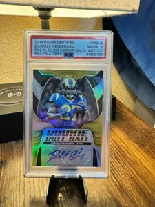Darrell Henderson Rookie 2019 certificado Panini #RRDHE casi nuevo-como nuevo 8 - Imagen 1 de 2